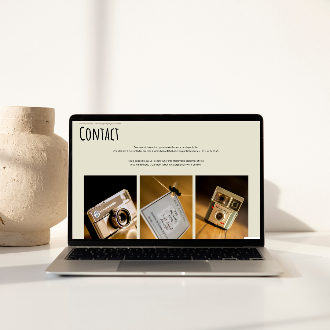 Portfolio web Sarah Chopard