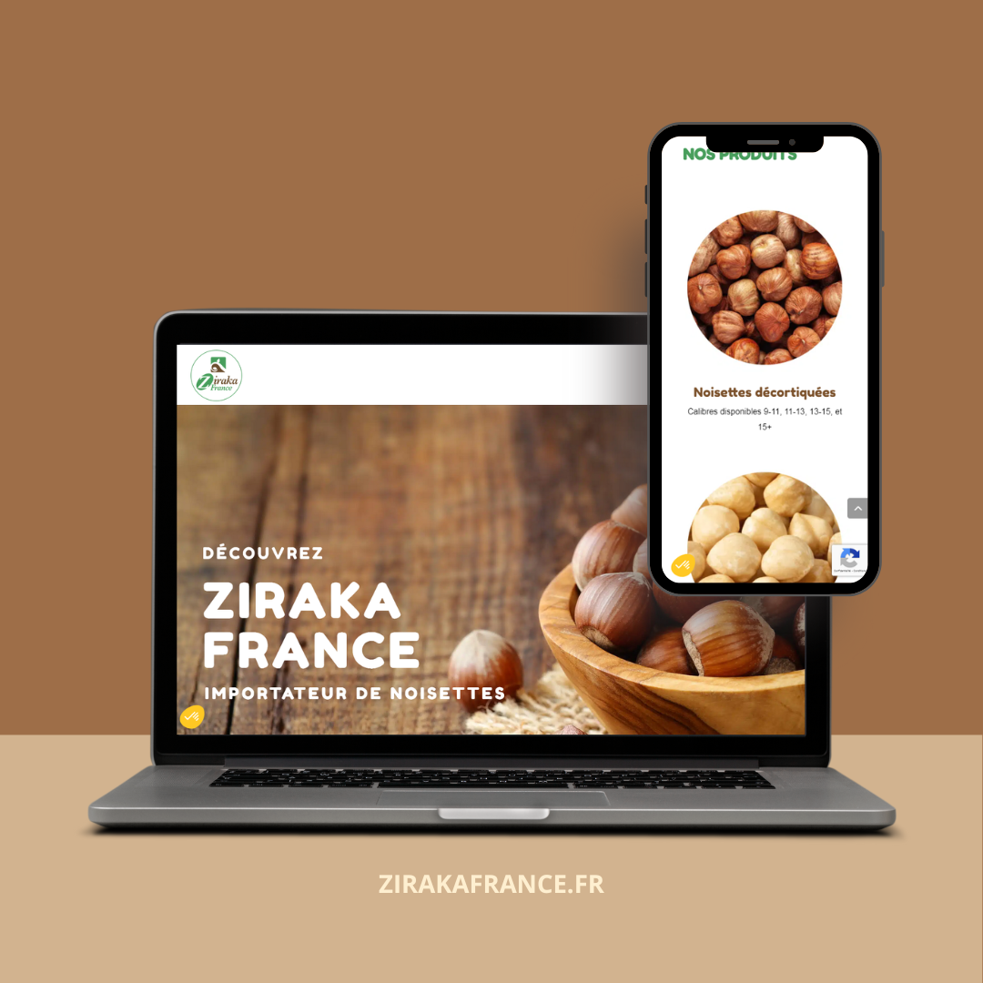 Portfolio web Ziraka France