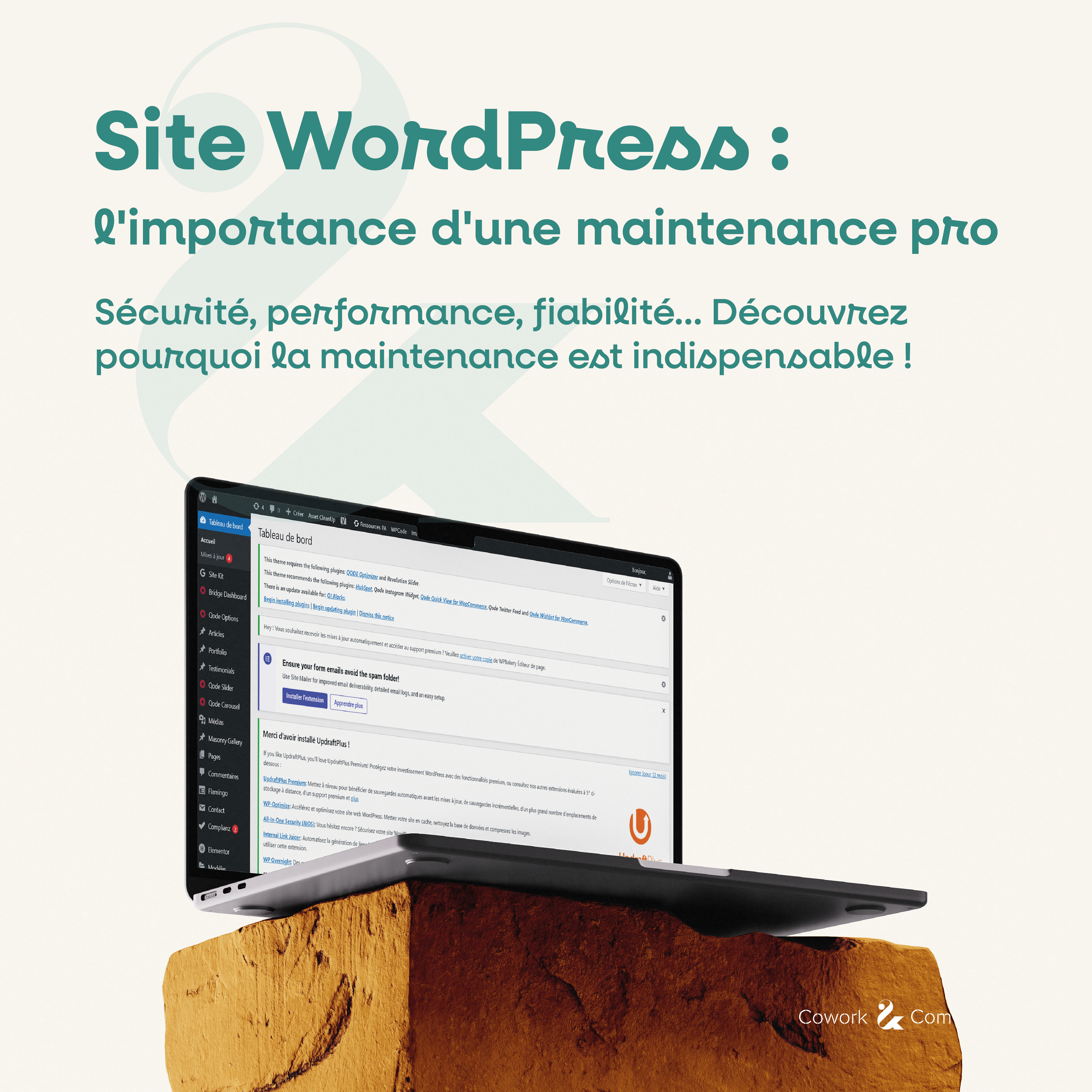 maintenance WordPress mise à jour site internet