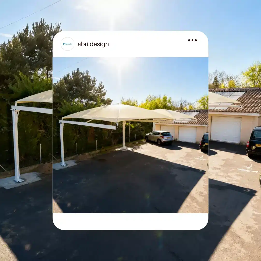 abri design – Réalisation CoWork&Com Clermont-Ferrand